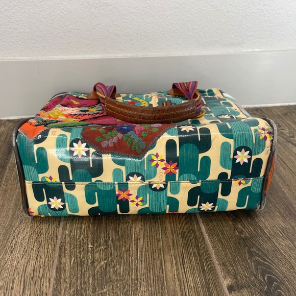 Consuela Dezi Classic Tote Bag Large Rare Colorway Cactus Floral - Picture 9 of 16
